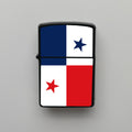 Panama Bayrağı - Benzinli Siyah Çakmak - Hediyelik