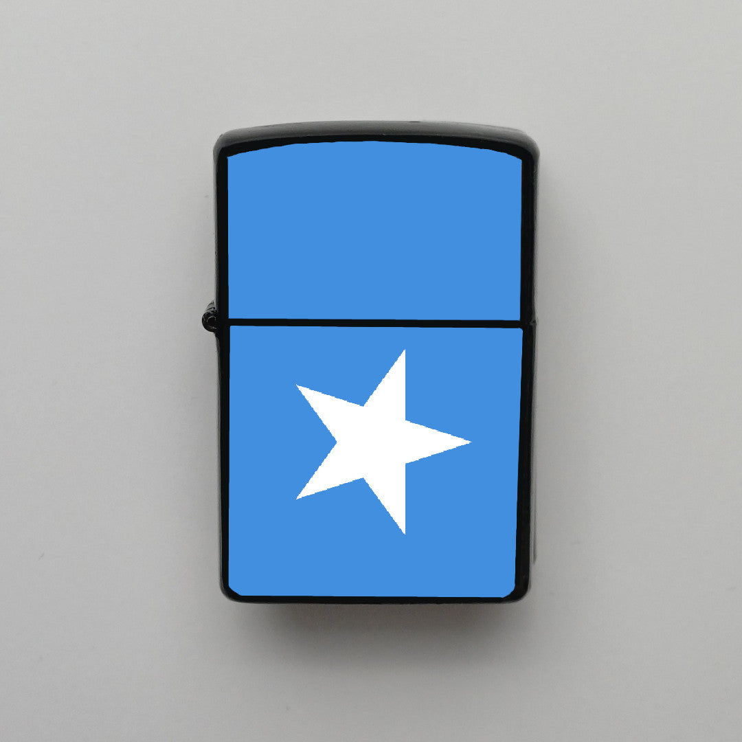 Somali Bayrağı - Benzinli Siyah Çakmak - Hediyelik