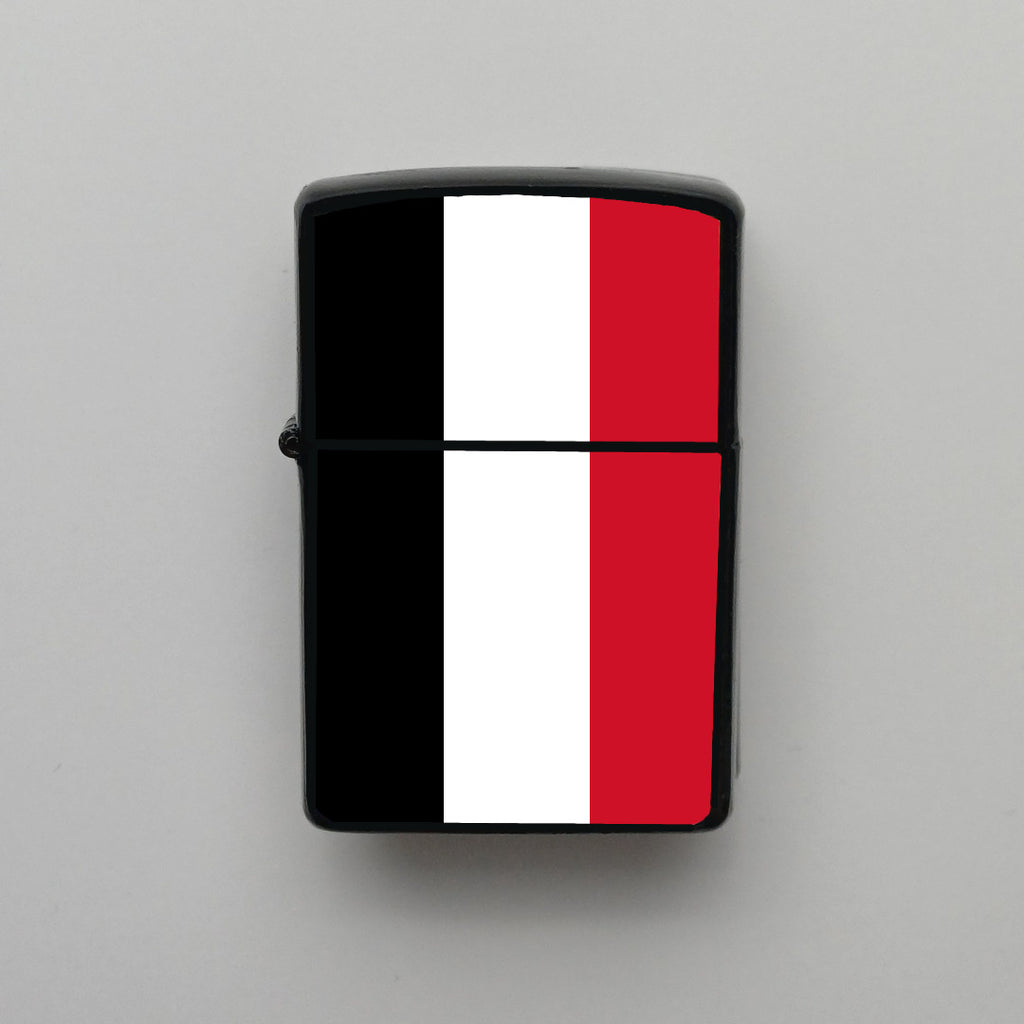 Yemen Bayrağı - Benzinli Siyah Çakmak - Hediyelik