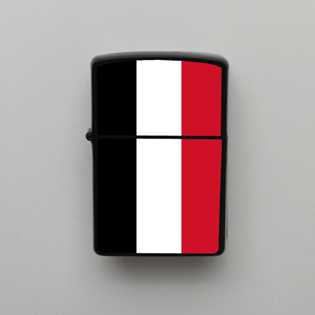 Yemen Bayrağı - Benzinli Siyah Çakmak - Hediyelik