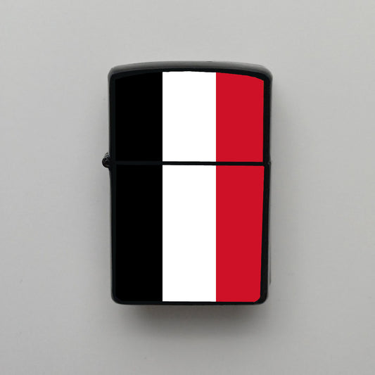 Yemen Bayrağı - Benzinli Siyah Çakmak - Hediyelik