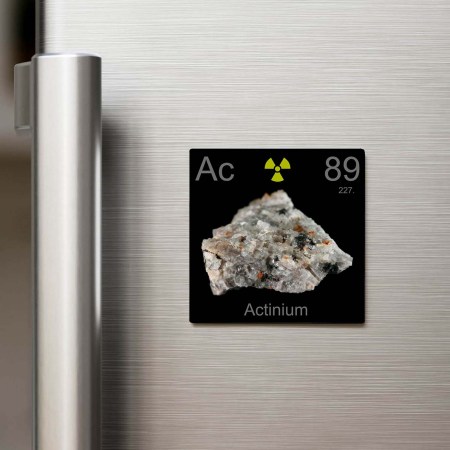 Actinium (Aktinyum) Elementi – Buzdolap Magneti