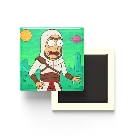 Altaïr Ibn-LaʼAhad Baskılı Kare Buzdolap Magneti