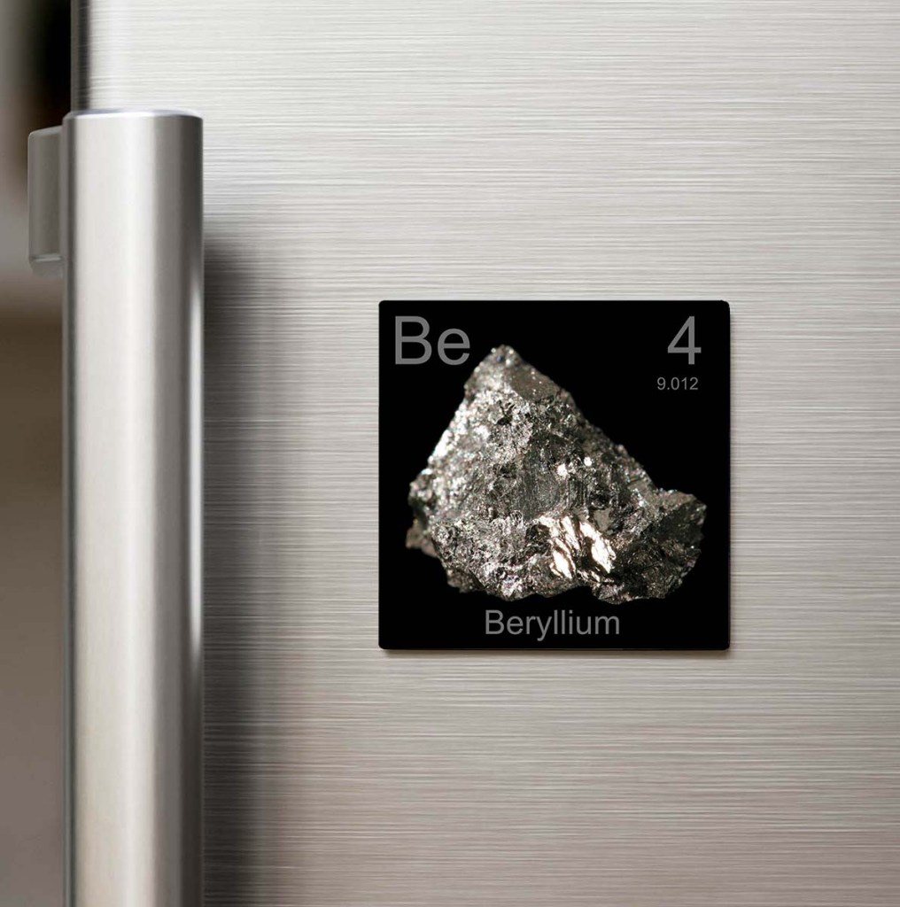 Beryllium (Berilyum) Elementi – Buzdolap Magneti