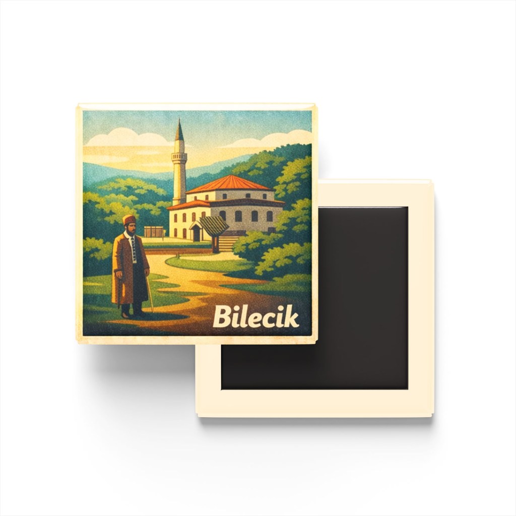 Bilecik - Söğüt - Baskılı Buzdolap Magneti Kare