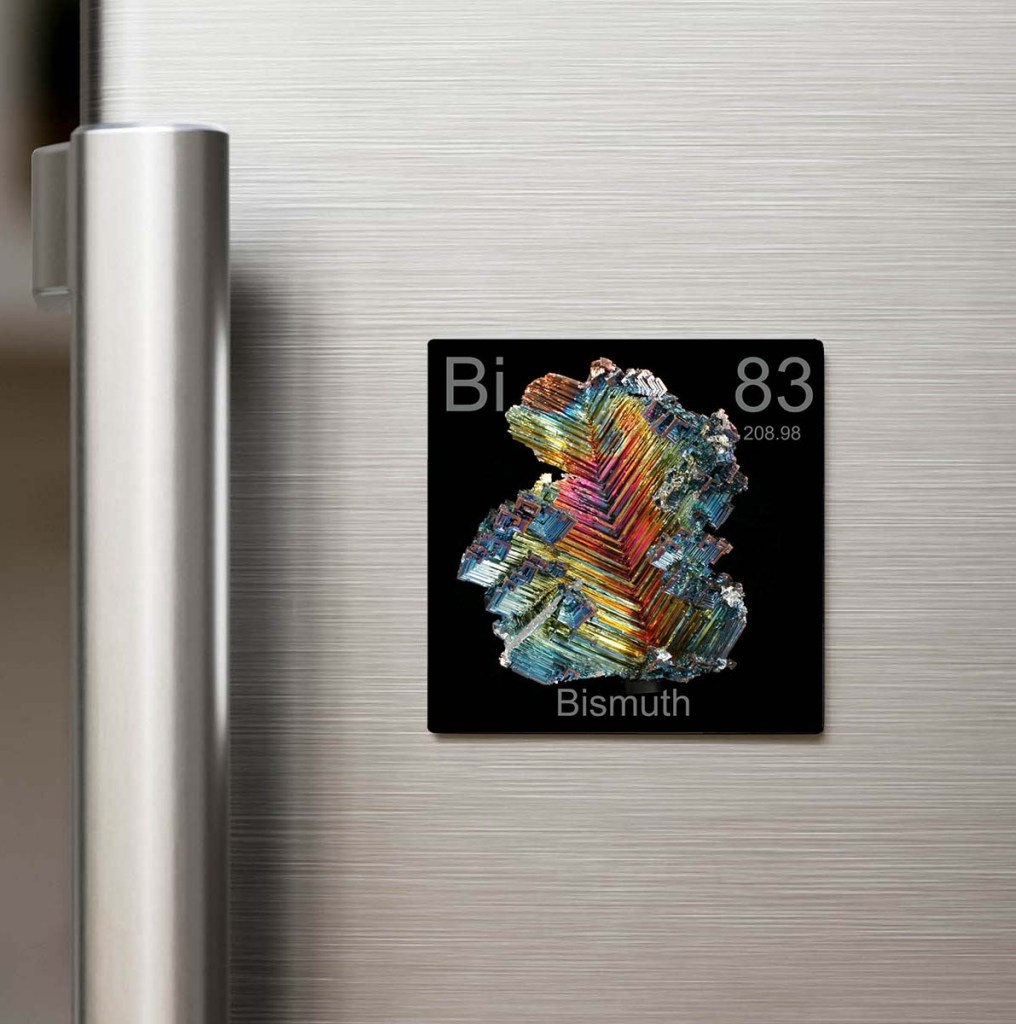 Bismuth (Bizmut) Elementi – Buzdolap Magneti