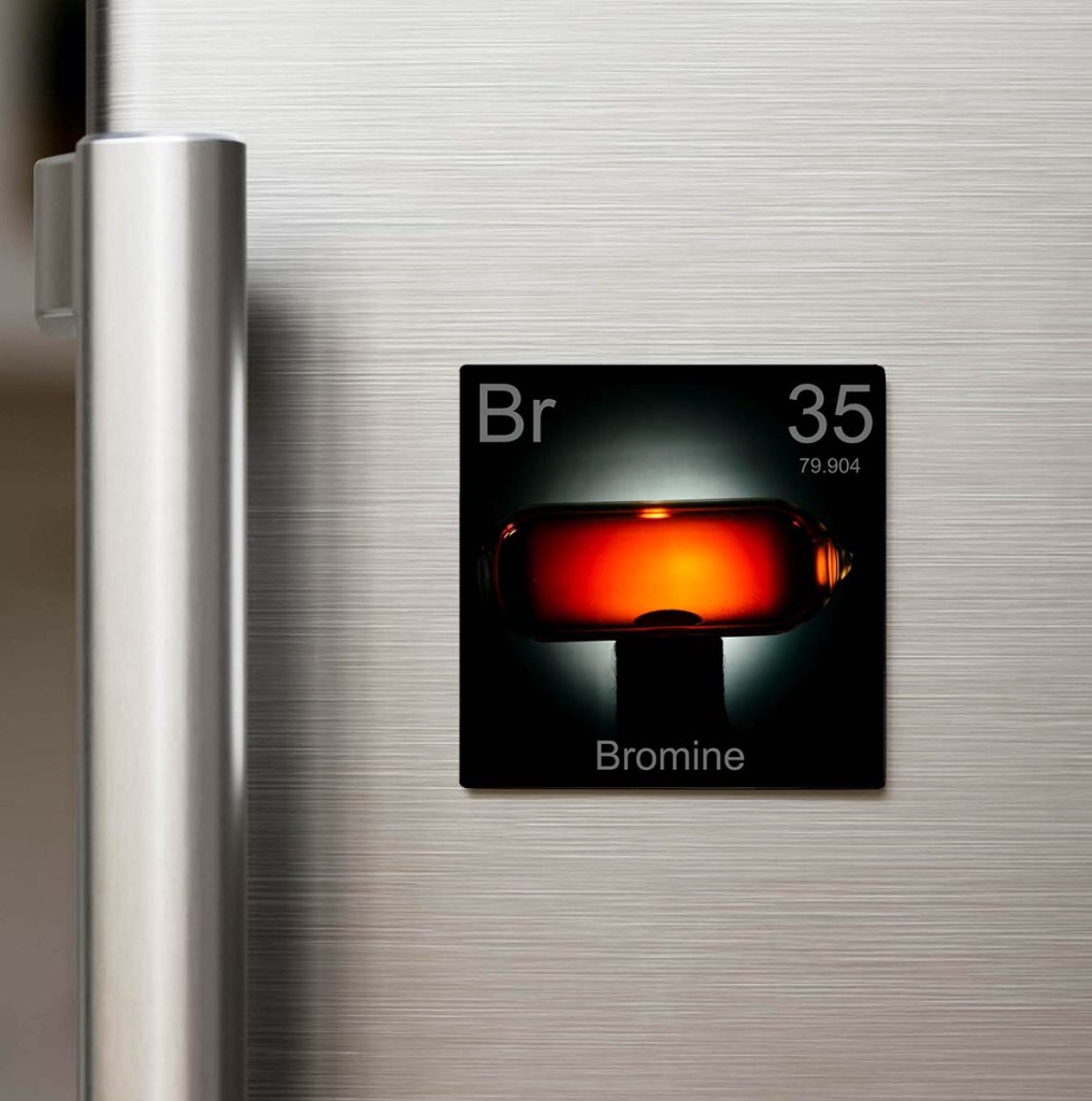 Bromine (Brom) Elementi – Buzdolap Magneti