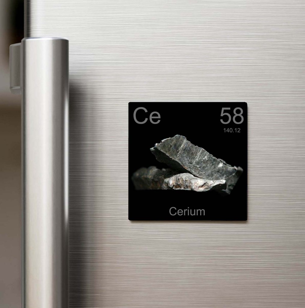 Cerium (Seryum) Elementi – Buzdolap Magneti