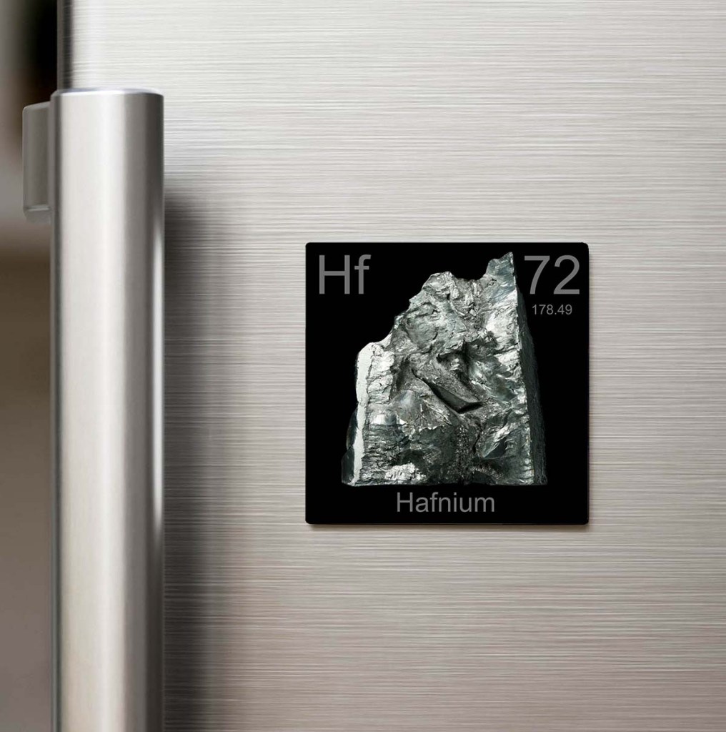 Hafnium (Hafniyum) Elementi – Buzdolap Magneti