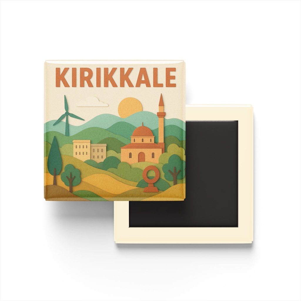 Kırklareli Şehri - Pop-Art Travel Buzdolap Magneti