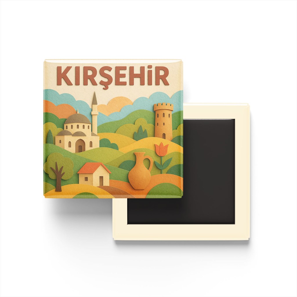 Kilis Şehri - Pop-Art Travel Buzdolap Magneti