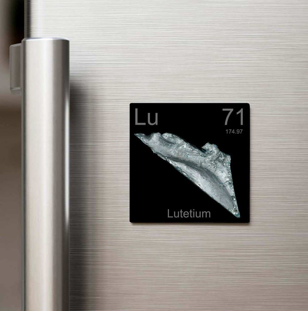 Lutetium (Lutesyum) Elementi – Buzdolap Magneti