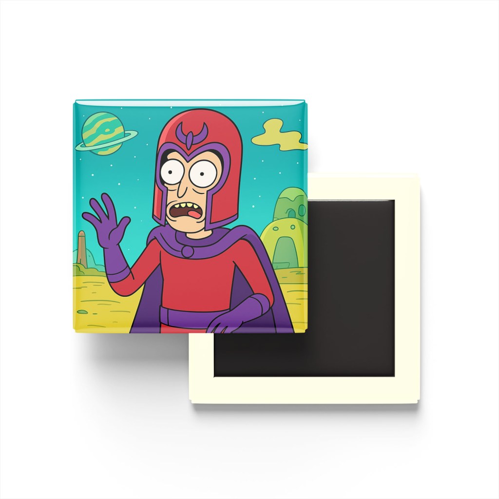 Magneto Baskılı Kare Buzdolap Magneti