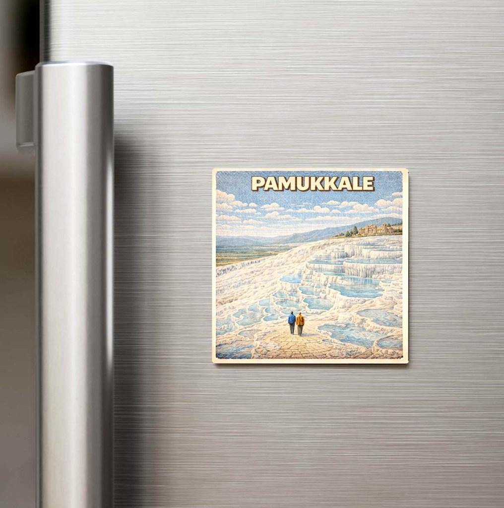 Pamukkale - Pop-Art Travel Buzdolap Magneti