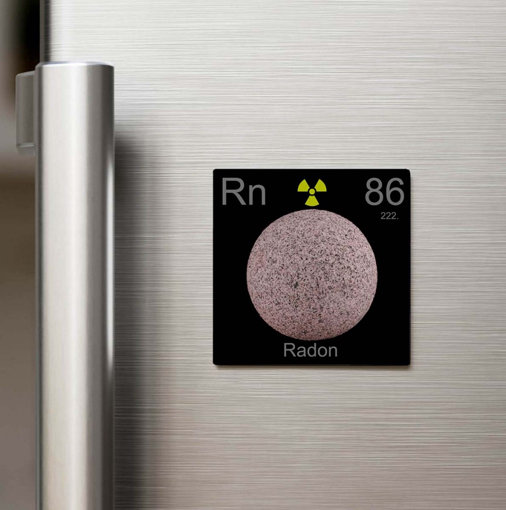 Radon (Radon) Elementi – Buzdolap Magneti
